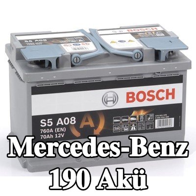 BOSCH Akü S5, A08 — Mercedes-Benz 190