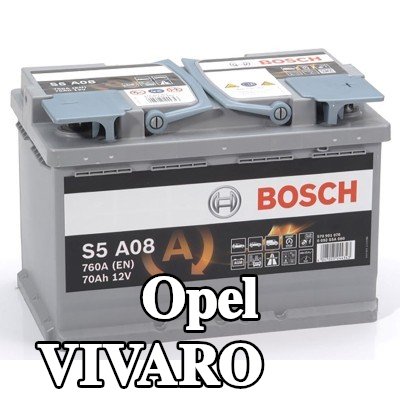 BOSCH بطارية S5, A08 — 2002 Opel Vivaro