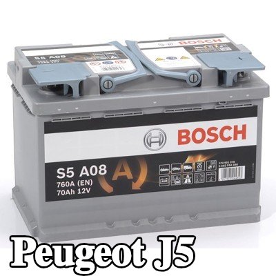 BOSCH بطارية S5, A08 — Peugeot J5
