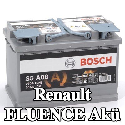BOSCH Akü S5, A08 — 2011 Renault Fluence