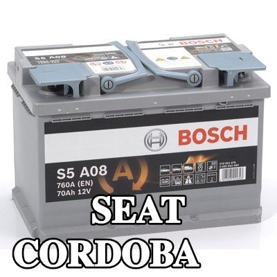 BOSCH بطارية S5, A08 — 2003 SEAT Cordoba
