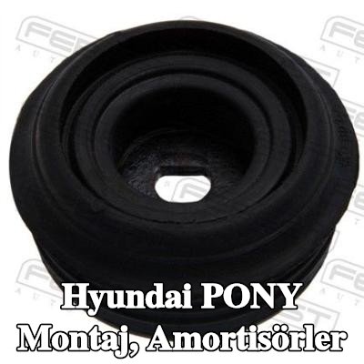 FEBEST Montaj, amortisörler Arka Aks — Hyundai Pony