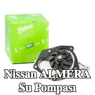 VALEO Kapaksız su pompası, conta/sızdırmazlık elemanları ile — Nissan Almera
