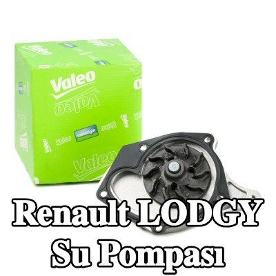 VALEO Kapaksız su pompası, conta/sızdırmazlık elemanları ile — Renault Lodgy