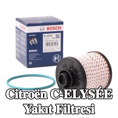 BOSCH Yakıt filtresi — 2016 Citroën C-elysée