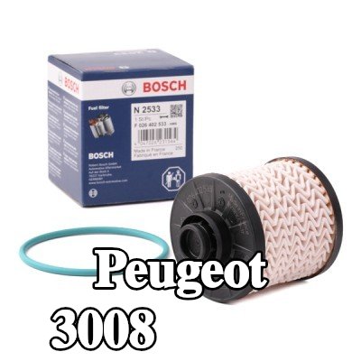 BOSCH مرشح الوقود — Peugeot 3008