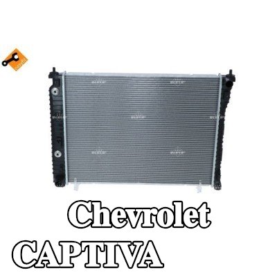 NRF مبرد المحرك من الألومنيوم, مع مسامير/براغي — 2008 Chevrolet Captiva