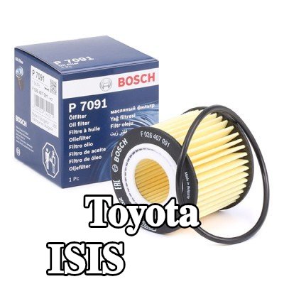 BOSCH فلتر الزيت مع حشية/مانع تسرب — Toyota Isis