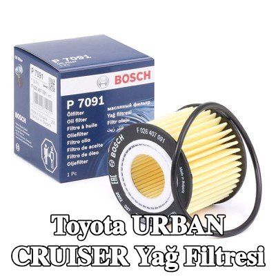 BOSCH Conta/sızdırmazlık elemanlı yağ filtresi — Toyota Urban Cruiser