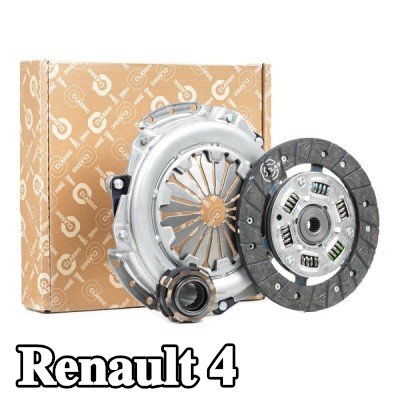 VALEO طقم القابض CLASSIC KIT3P, CLASSIC KIT3P, مع محمل تحرير القابض — Renault 4