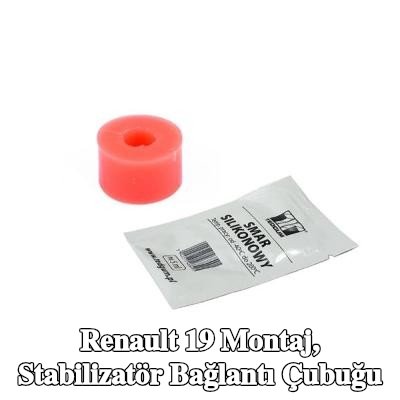 TEDGUM Montaj, stabilizatör bağlantı çubuğu — Renault 19