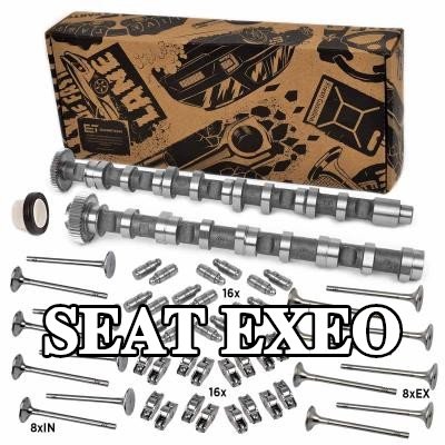 ET ENGINETEAM طقم عمود الكامات جانب العادم, جانب السحب, مع متابع الكامة, مع صمامات — SEAT Exeo