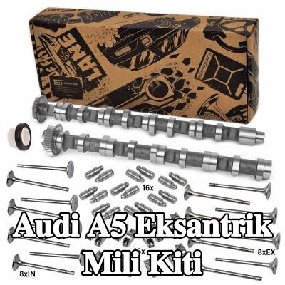 ET ENGINETEAM Egzoz tarafı eksantrik mili kiti, Emme Tarafı, kam takipçisi ile, valfli — 2012 Audi A5