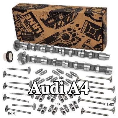 ET ENGINETEAM طقم عمود الكامات جانب العادم, جانب السحب, مع متابع الكامة, مع صمامات — 2012 Audi A4