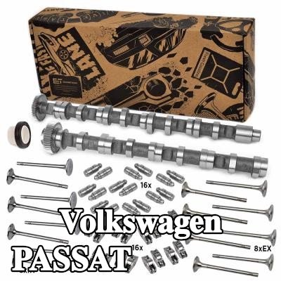 ET ENGINETEAM طقم عمود الكامات جانب العادم, جانب السحب, مع متابع الكامة, مع صمامات — 2012 Volkswagen Passat