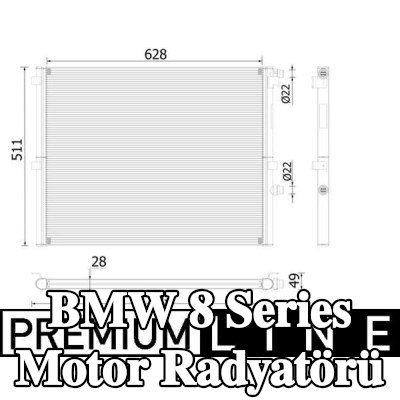 MAHLE Motor radyatörü — 2019 BMW 8 Series