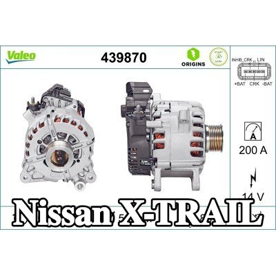 VALEO المولد، مشغل المحرك — Nissan X-trail
