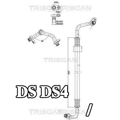 TRISCAN خط الضغط العالي/المنخفض، تكييف الهواء — DS Ds4