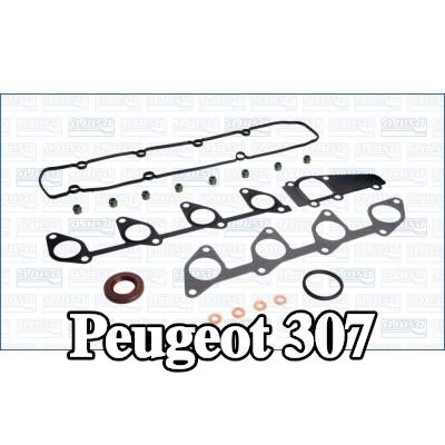 AJUSA مجموعة حشيات, رأس الأسطوانة مع أختام صمامات, بدون حشية رأس الأسطوانة — Peugeot 307