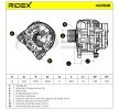 RIDEX Alternatör 140A — 1995 Renault Safrane (5)