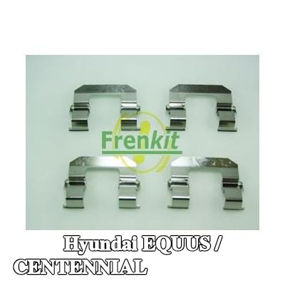 FRENKIT طقم تركيب وسادات الفرامل للمحور الأمامي — 2004 Hyundai Equus / Centennial