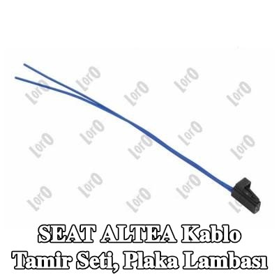 ABAKUS Kablo Tamir Seti, plaka lambası — SEAT Altea