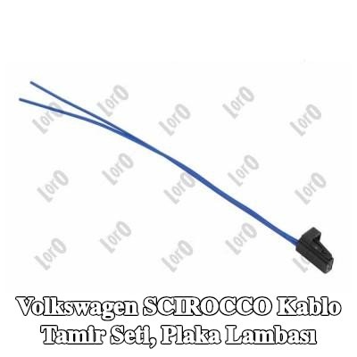 ABAKUS Kablo Tamir Seti, plaka lambası — 2008 Volkswagen Scirocco
