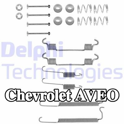 DELPHI طقم تركيب أحذية الفرامل — 2003 Chevrolet Aveo