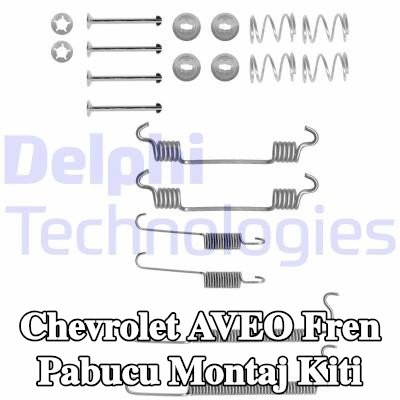 DELPHI Fren pabucu montaj kiti — 2003 Chevrolet Aveo