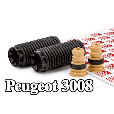 FEBI BILSTEIN طقم غطاء الغبار, ممتص الصدمات المحور الأمامي — Peugeot 3008