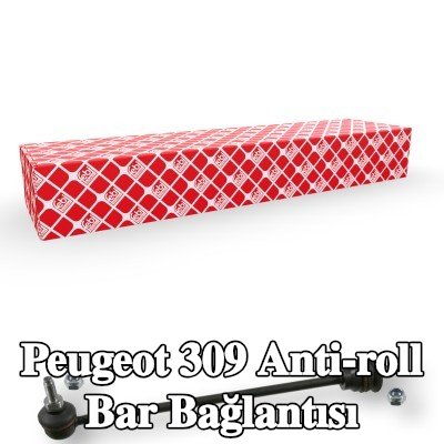 FEBI BILSTEIN Stabilizatör kolu OE Turbo YENİ, Ön Aks, 331mm, somunlu — Peugeot 309