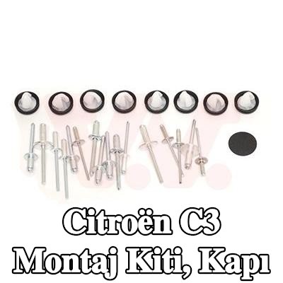 VAN WEZEL Montaj Kiti, kapı — Citroën C3