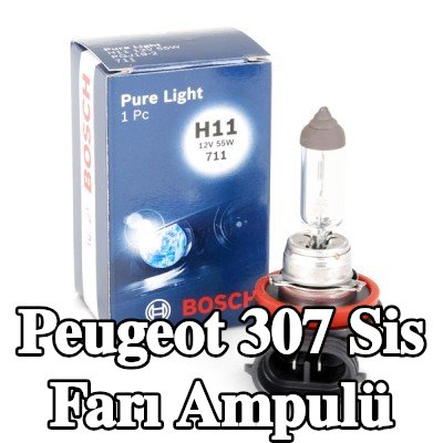 BOSCH Sis farı ampulü — Peugeot 307