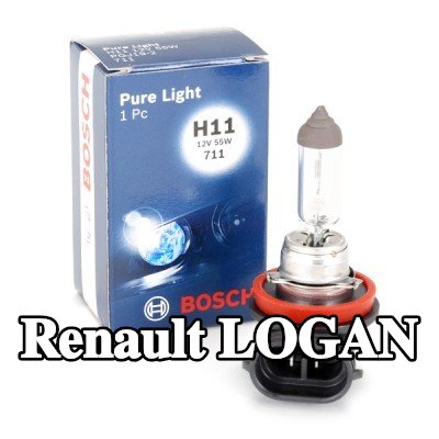 BOSCH لمبة مصباح ضباب — Renault Logan