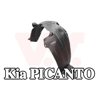 VAN WEZEL بطانة قوس العجلة - الجانب الأيمن الأمامي — 2004 Kia Picanto