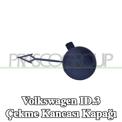 PRASCO Çekme kancası kapağı Ön — Volkswagen Id.3