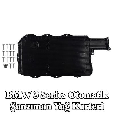 FEBI BILSTEIN Automatic transmission oil pan Oil sump with permanently integrated filter element, contalı/sızdırmaz, yağ tahliye tapalı, cıvata/vida ile — BMW 3 Series