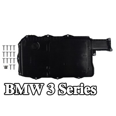 FEBI BILSTEIN Automatic transmission oil pan Oil sump with permanently integrated filter element, مع حشية/مانع تسرب, مع سدادة تصريف الزيت, مع مسامير/براغي — BMW 3 Series