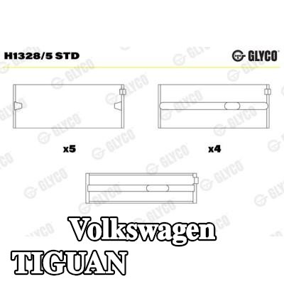 GLYCO محمل العمود المرفقي من الفولاذ المطلي بالبرونز, IROX2® — Volkswagen Tiguan