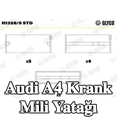 GLYCO Krank mili yatağı Bronz kaplı çelik arka, IROX2® — Audi A4