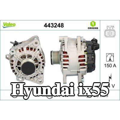 VALEO مولد التيار المتردد 150A — Hyundai ix55