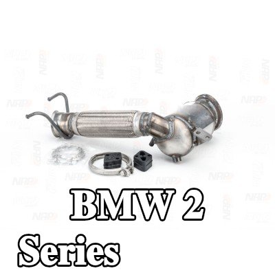 NAP carparts محول حفاز مع مواد التثبيت/التركيب — BMW 2 Series