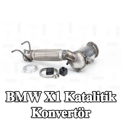 NAP carparts Sabitleme/montaj malzemesi dahil katalitik konvertör — BMW X1