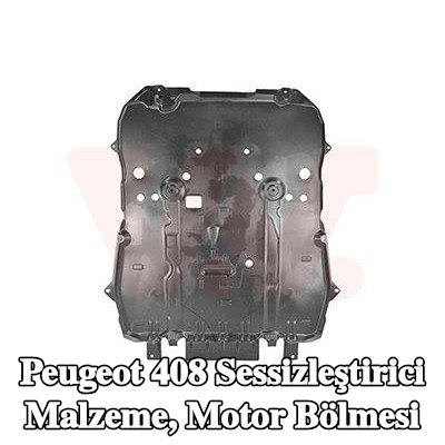 VAN WEZEL Sessizleştirici Malzeme, motor bölmesi Alt — Peugeot 408