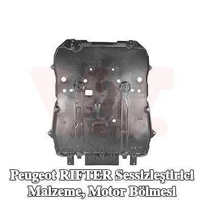 VAN WEZEL Sessizleştirici Malzeme, motor bölmesi Alt — Peugeot Rifter