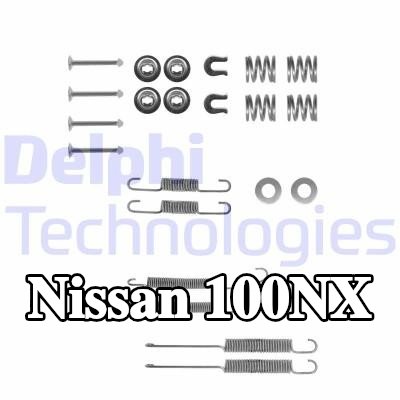 DELPHI طقم تركيب أحذية الفرامل — Nissan 100nx