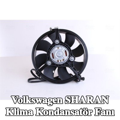 NISSENS Kontrol ünitesi olmayan AC kondansatör fanı — Volkswagen Sharan