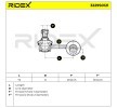 RIDEX Ön aks sol anti-roll bar bağlantısı, 71mm, Çelik — Toyota Carina (4)