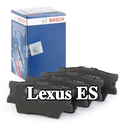 BOSCH مجموعة وسادات الفرامل 16mm, مع لوحة مانعة للصرير, مع دليل التركيب — Lexus Es