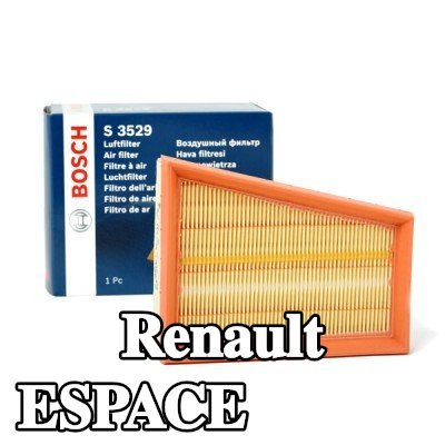 BOSCH مرشح الهواء — 2000 Renault Espace